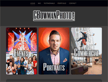 Tablet Screenshot of cbowmanphoto.com